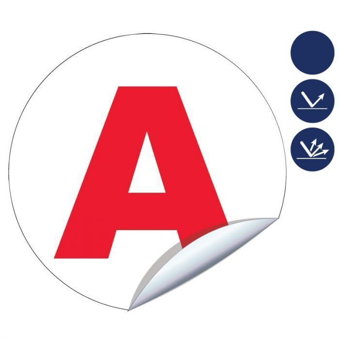 Disques jeune conducteur A - Ø 150mm Adhésif classe 1