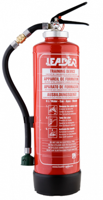 Extincteur de formation / d’entrainement incendie à eau pression permanente rechargeable LEADER