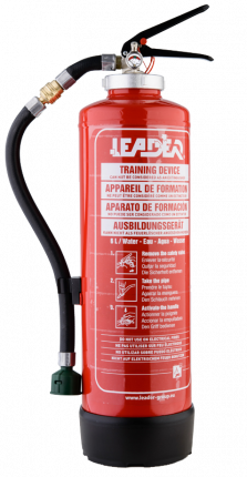 Extincteur de formation / d’entrainement incendie à eau pression permanente rechargeable LEADER