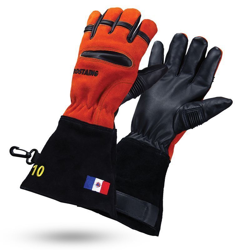 Gants d'attaque feux sapeurs-pompiers cuir TREXSMSQUALE-BLSC ROSTAING