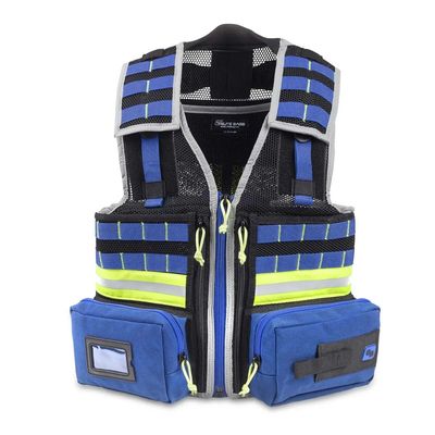 Gilet d’intervention multi poches E-VEST’S bleu ELITE BAGS
