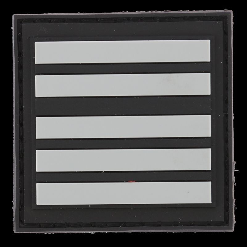 Grade / galon PVC colonel sapeurs-pompiers sur velcro