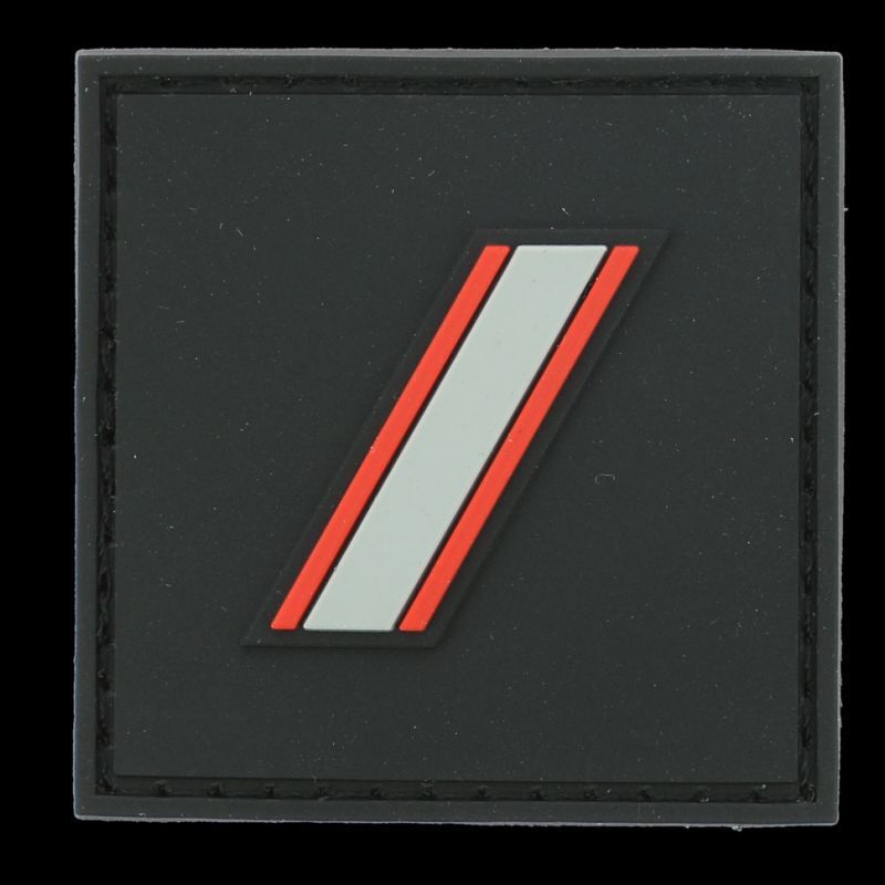 Grade / galon PVC sergent sapeurs-pompiers sur velcro