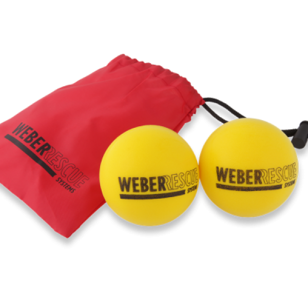 Balles en mousse d'intervention sapeurs-pompiers secours routiers WEBER RESCUE