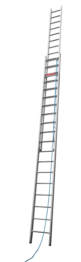 Echelle à coulisse 2 plans pompiers 4.60m / 8.10m