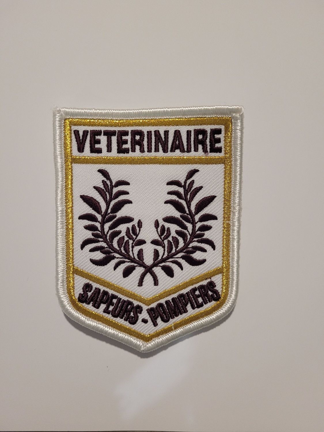 Écusson vétérinaire sapeurs-pompiers