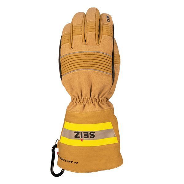 Gants d'attaque feux sapeurs-pompiers textile FIRE-FIGHTER ANATOMIC PBI SEIZ