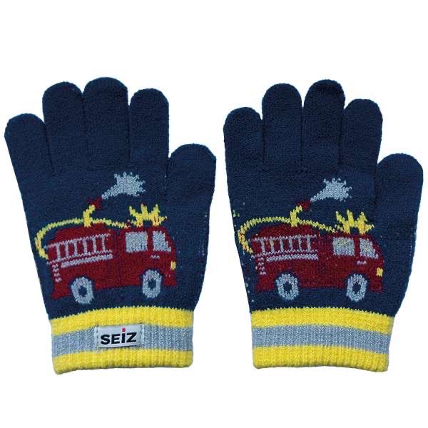 Gants magiques enfants bleu pompiers