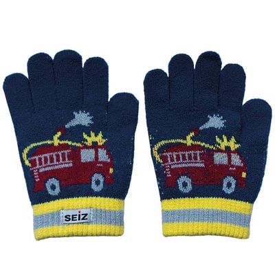 Gants magiques enfants bleu pompiers