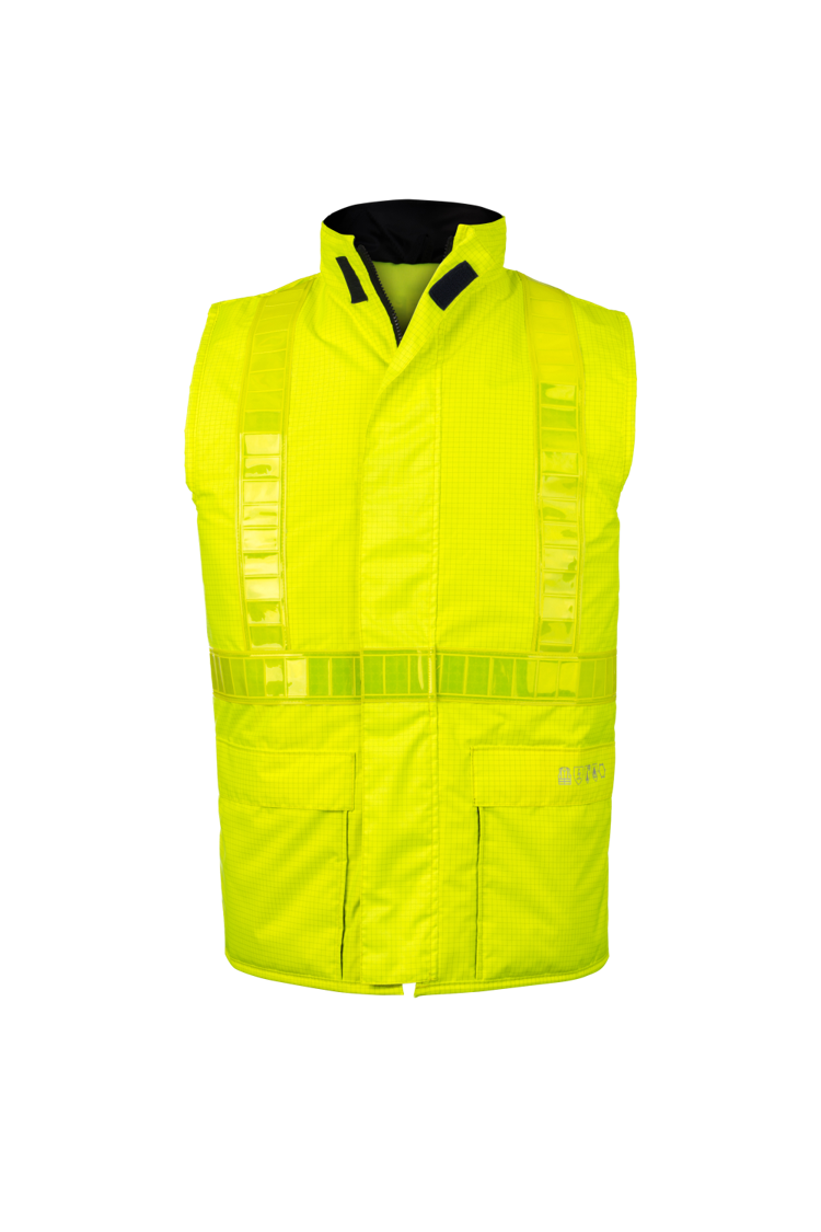 Gilet multinormes haute visibilité MANON microprisme jaune CODUPAL