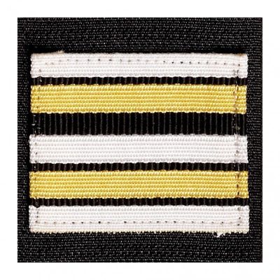 Grade / galon lieutenant-colonel gendarme velcro