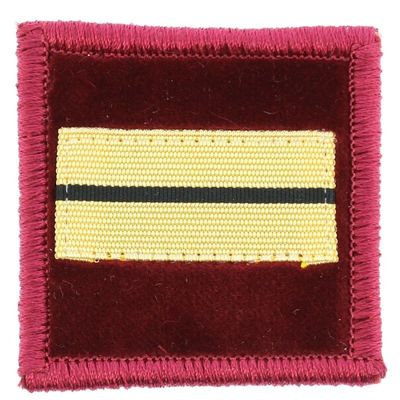 Grade / galon médecin lieutenant sapeurs-pompiers velours