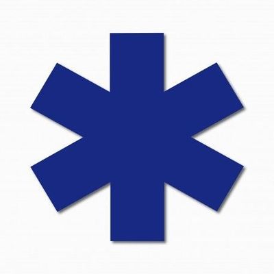 Adhésif  sérigraphie véhicule croix de vie ambulance SAMU SMUR
