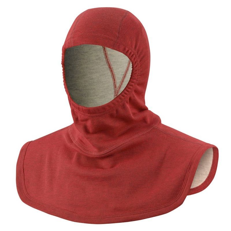 Cagoule sapeurs-pompiers double couche avec ouverture simple CFP002-R rouge SENFA