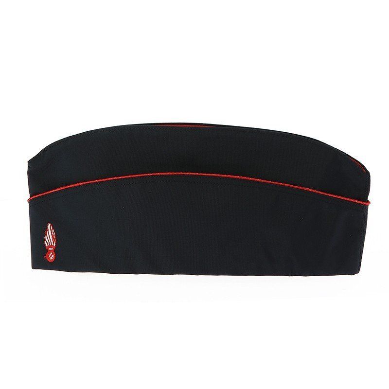 Calot microporeux caporal-chef et sous-officier grenade argent fil rouge sapeurs-pompiers