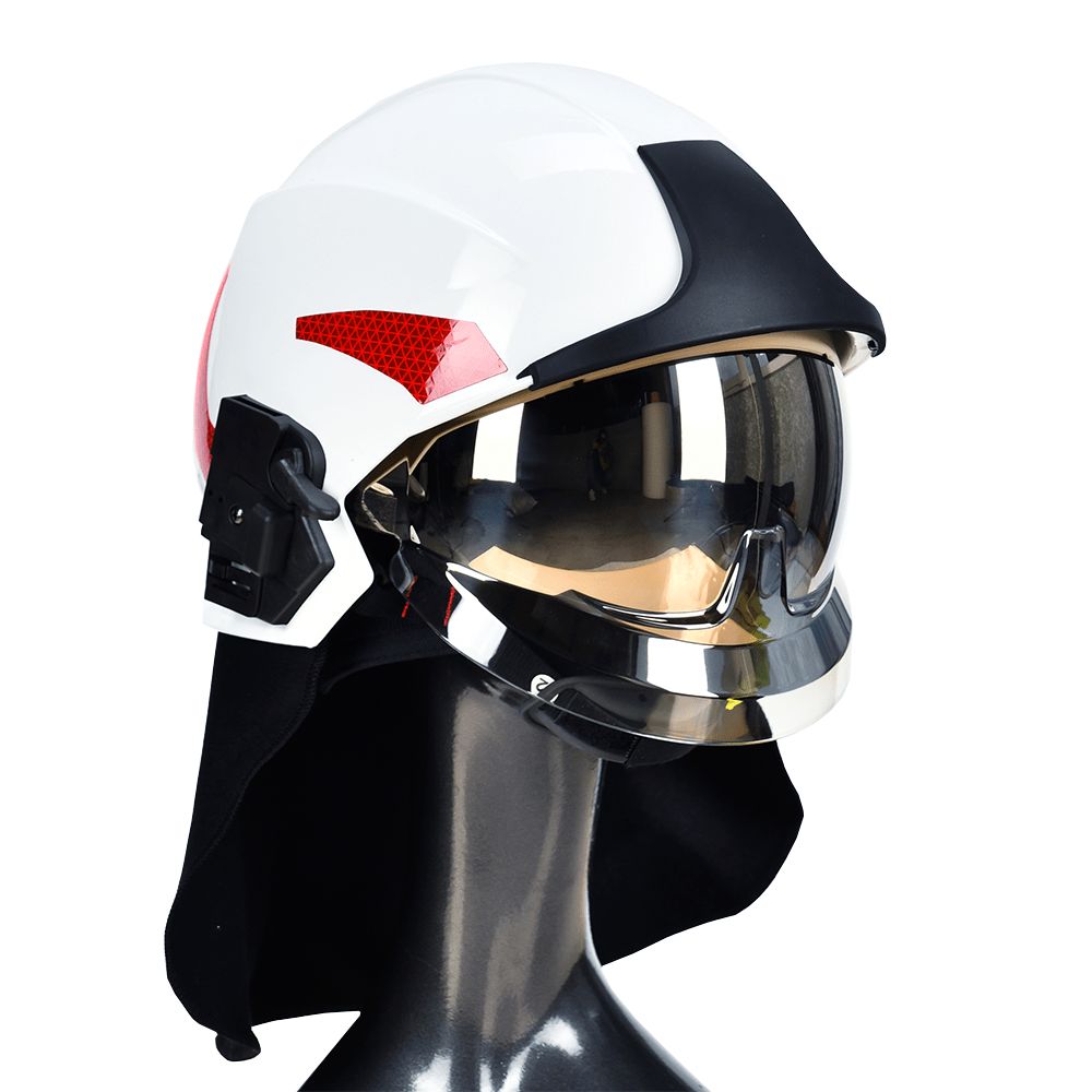 Casque sapeurs-pompiers VULCAN NEO blanc BRANDBULL