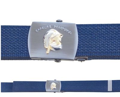 Ceinture sangle casque F1 sapeurs-pompiers