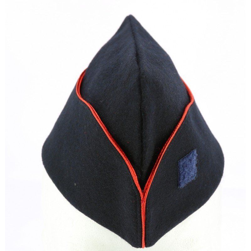 Calot jeunes sapeurs-pompiers JSP avec support auto agrippant pour grade