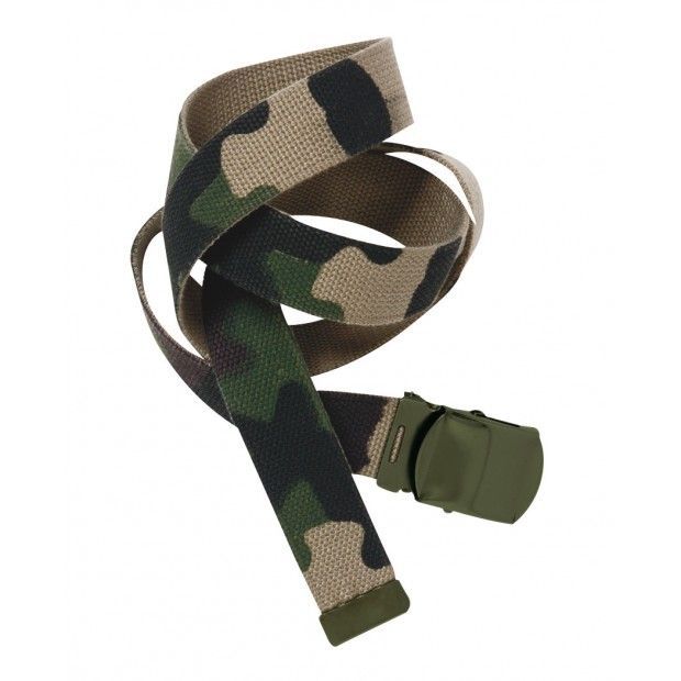 Ceinture tresse / toile camo camouflage CITYGUARD
