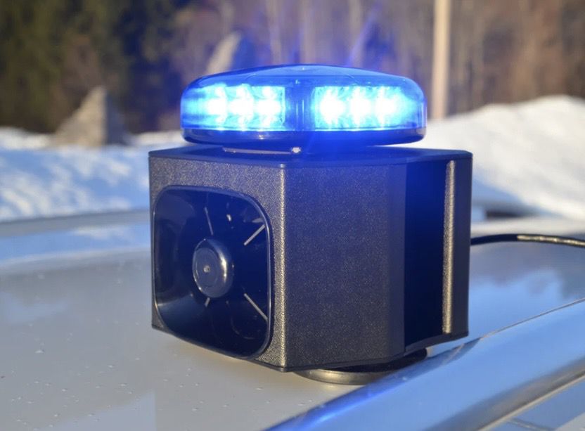 Combiné gyrophare - sirène intégrée - allume cigare TORNADO-X REDTRONIC