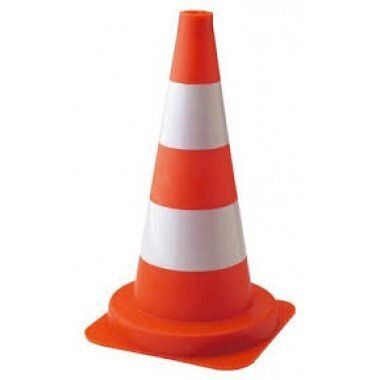Cône de signalisation hauteur 50cm - lot de 10 SINGER SAFETY