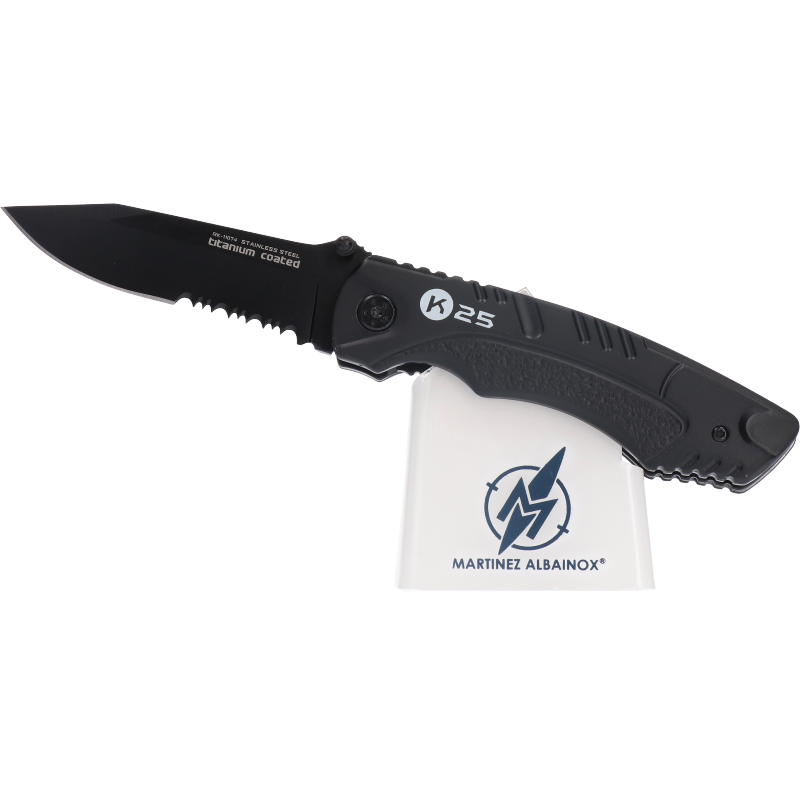 Couteau pliant tactique K25 lame 8.2 avec étui ALBAINOX