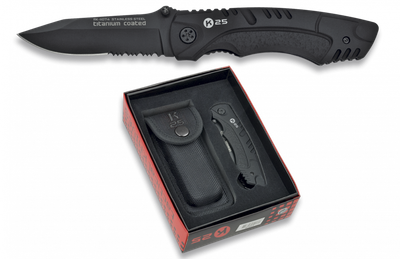 Couteau pliant tactique K25 lame 8.2 avec étui ALBAINOX