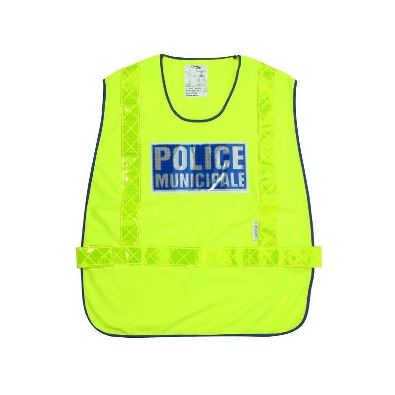 Chasuble / gilet haute visibilité POLICE MUNICIPALE