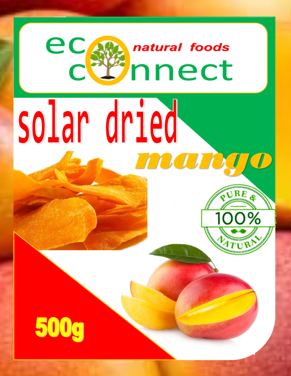 Solar dried Mango