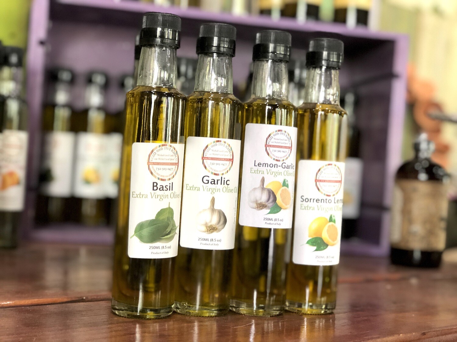 Wicked Good Spice Blends Co. Infused Extra Virgin Olive Oils (EVOOs) (Assorted Varieties) Wicked Good Spice Blends Co. Infused Extra Virgin Olive Oils (EVOOs) (Assorted Varieties)