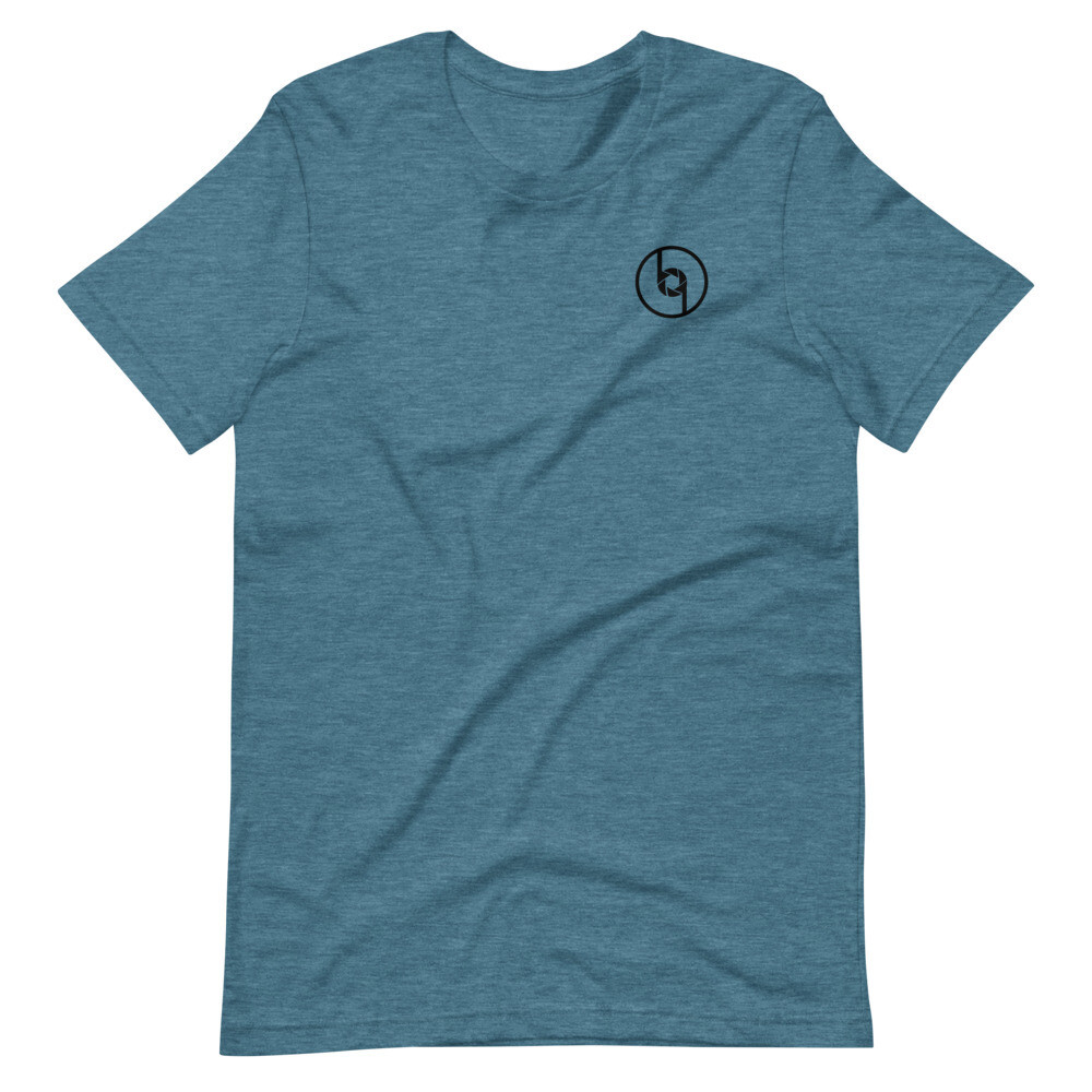 BG Logo w/ Traveling Camera Short-Sleeve Unisex T-Shirt