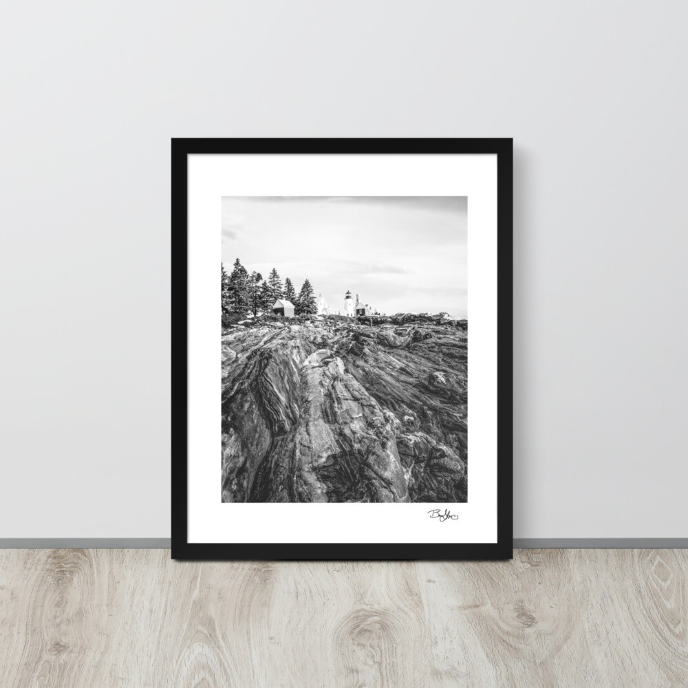 Pemaquid Point Framed Print