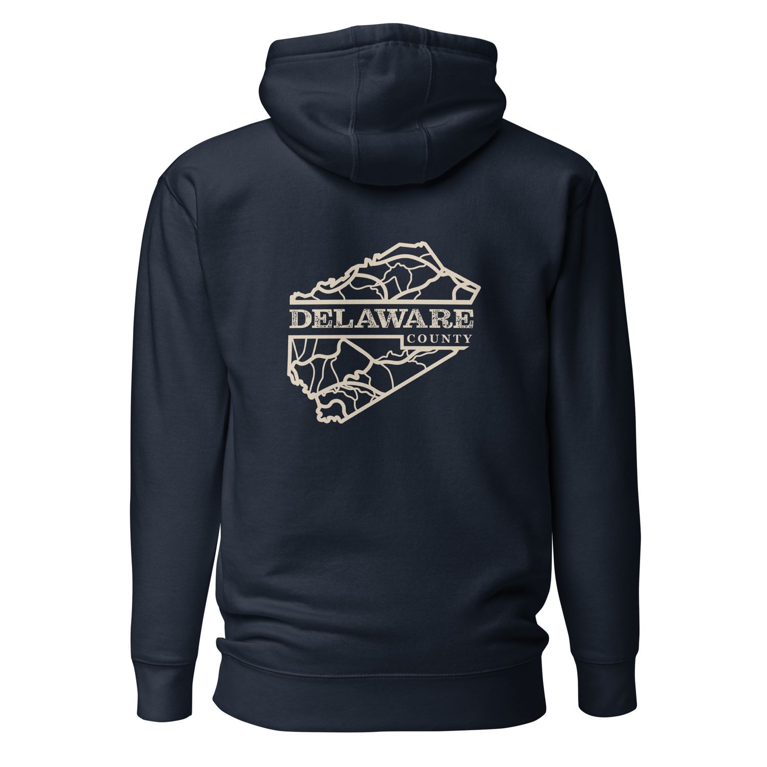Delaware County Double Sided Unisex Hoodie