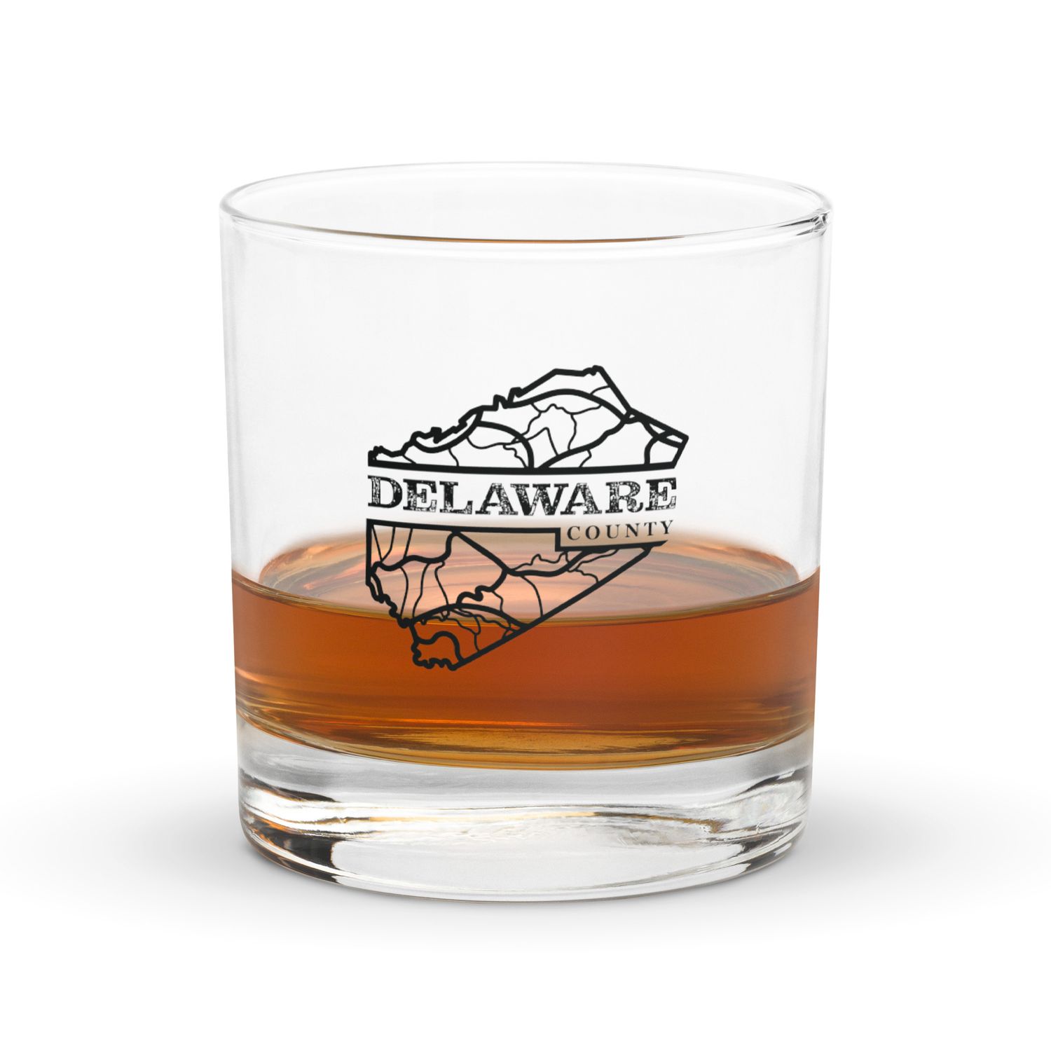 Delaware County Rocks glass