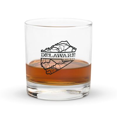 Delaware County Rocks glass