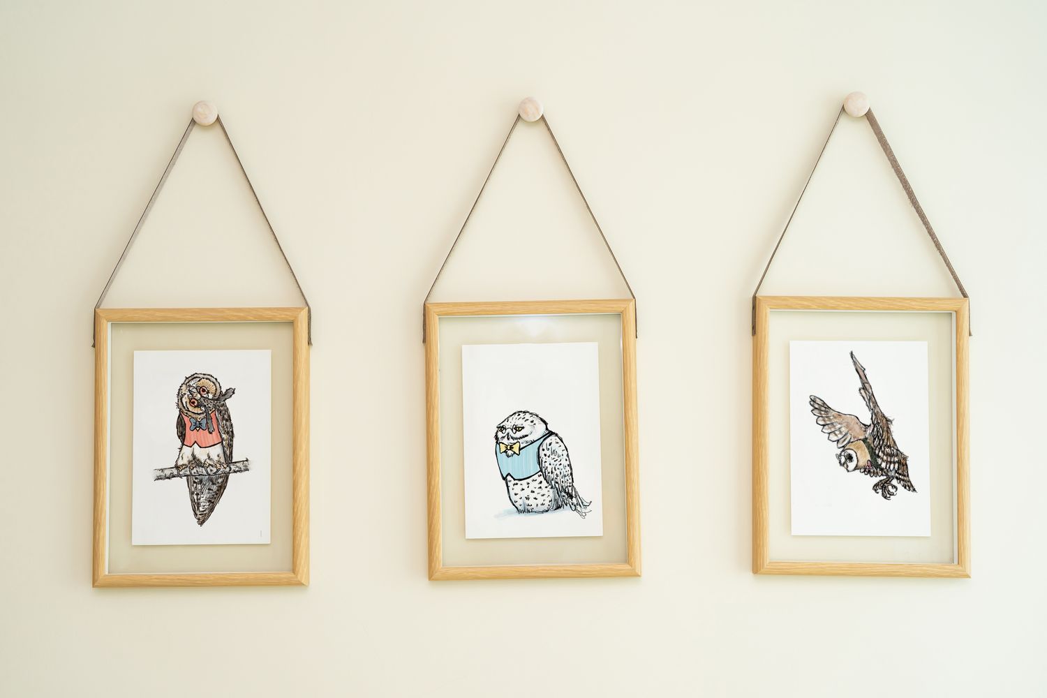 Bow Tie Guy Owl Prints