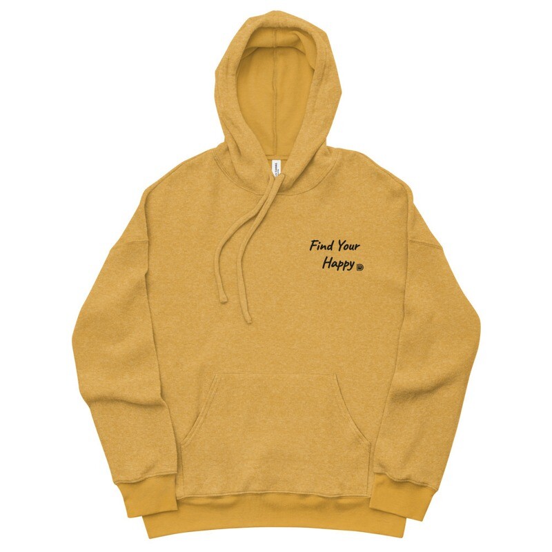 Find Your Happy - Logo Unisex Sueded Fleece Hoodie