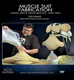 Muscle Suit Fabrication Part 2 - Cover, Sew & Hang Muscles