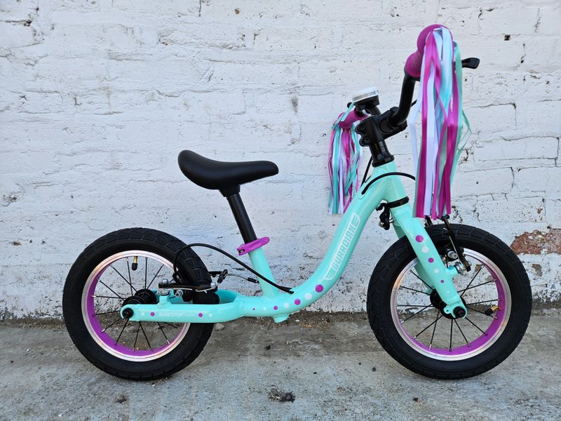 10108 Guardian 12" Balance Bike Teal/Pink