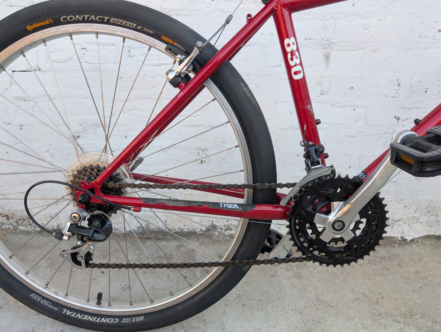 10518 Trek 830 Mountain Track (XS/S, Wax Lips Red)