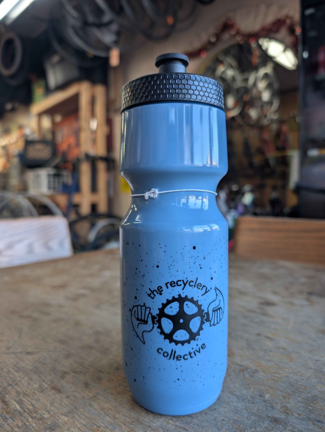 Recyclery Custom Water Bottle, Blue