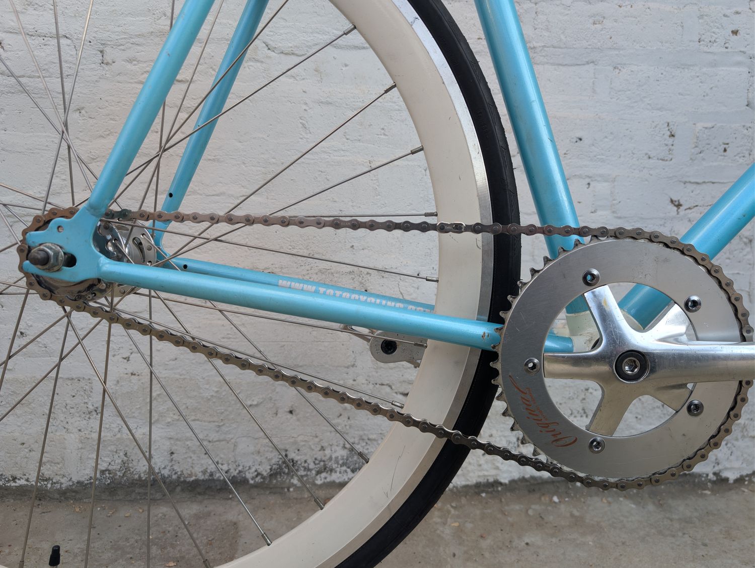 (10703) Single Speed Fixed Gear (L, Blue)