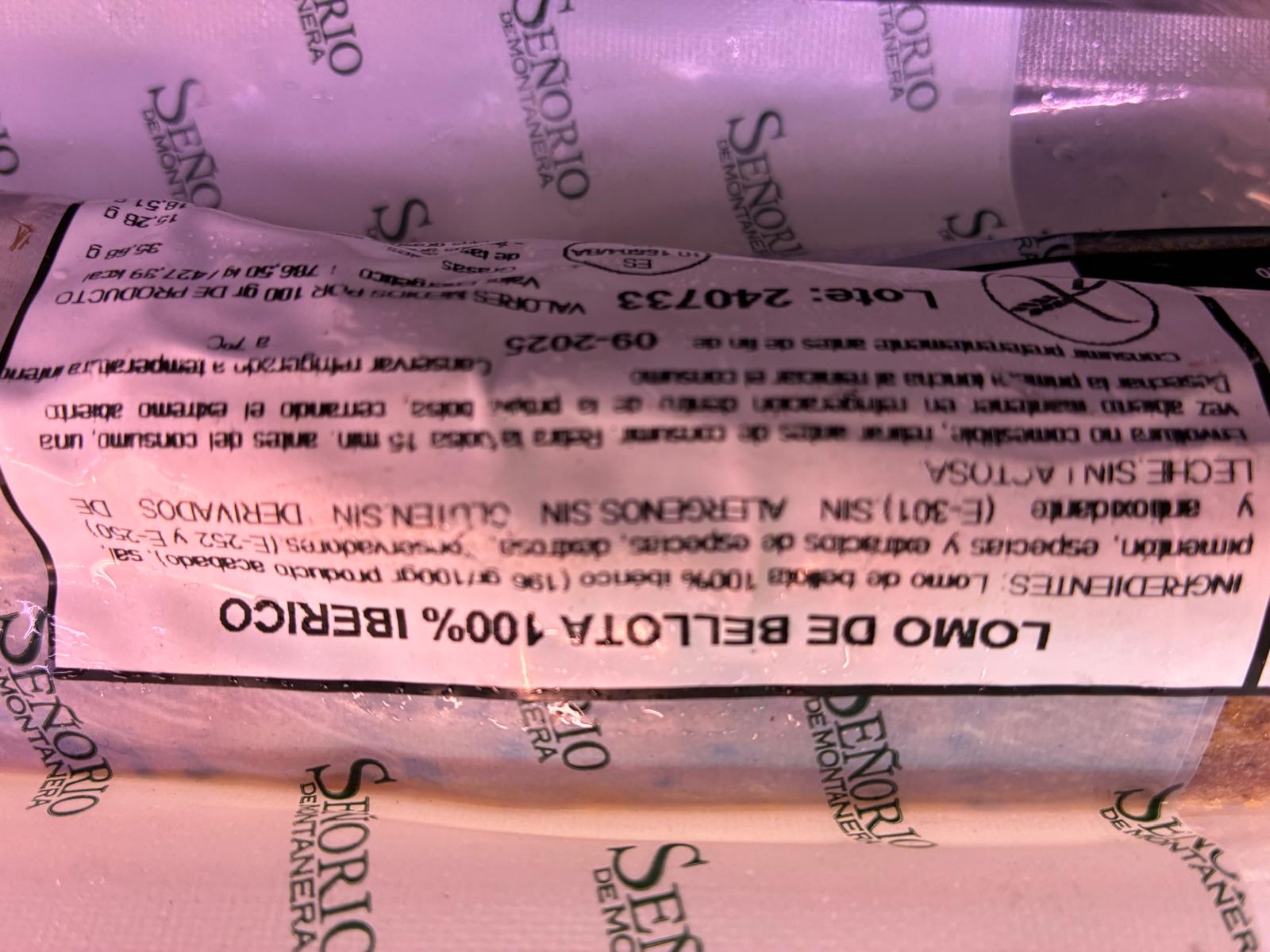 LOMO IBERICO BELLOTA RESERVA