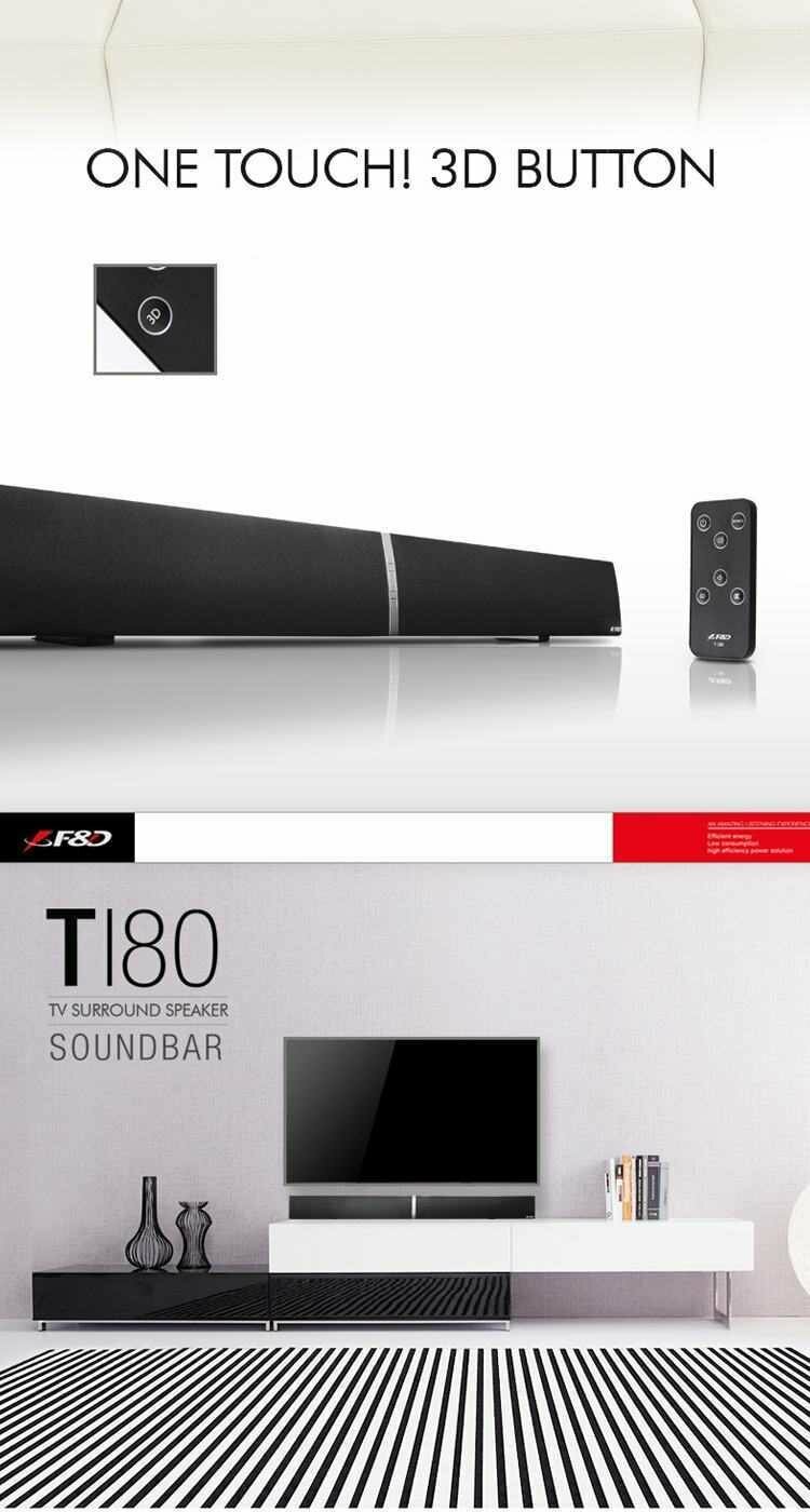 f&d t180x 2.0 tv soundbar