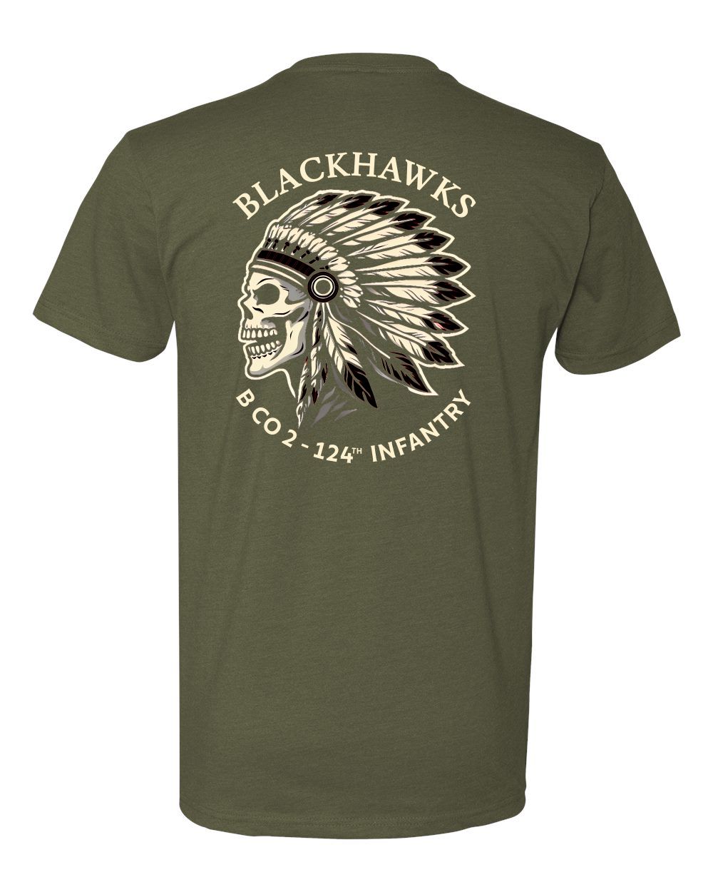 OLIVE GREEN MENS SHORT SLEEVE T SHIRT