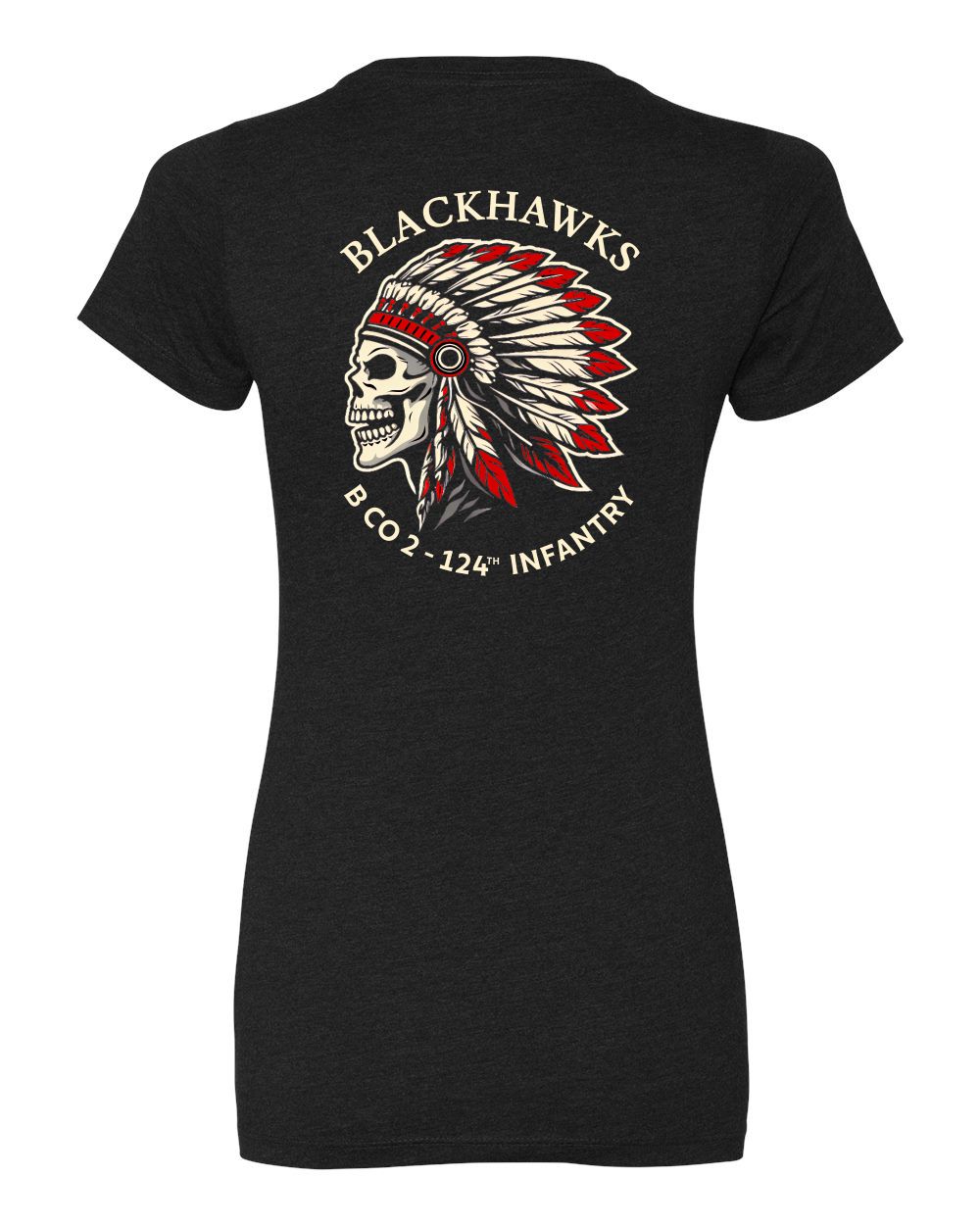 BLACK WOMENS SHORT SLEEVE T SHIRT