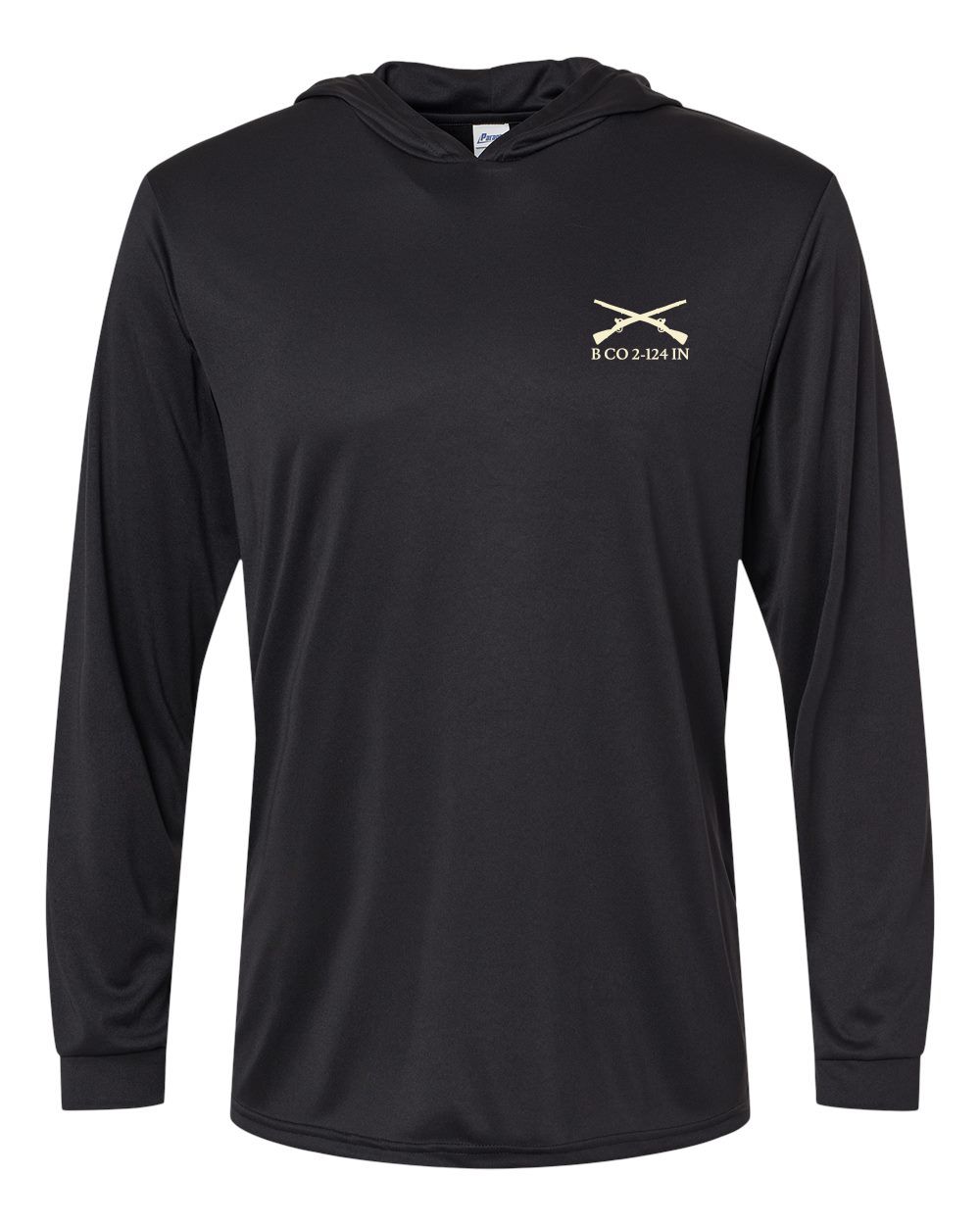 BLACK MENS SUN HOODIE