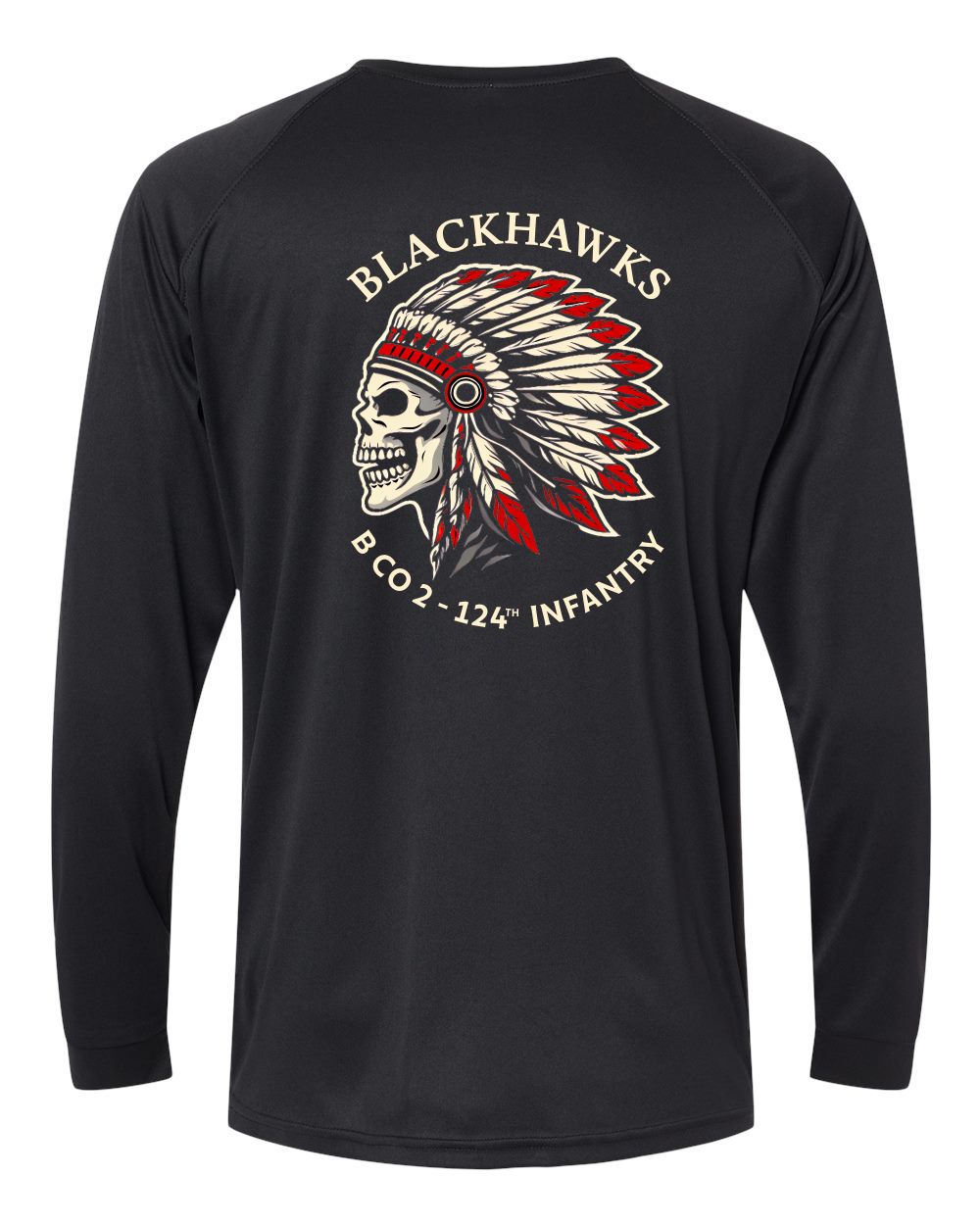 BLACK MENS PERFORMANCE LONG SLEEVE