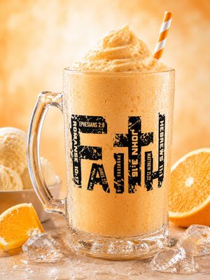 18oz Frosty Mug - Faith