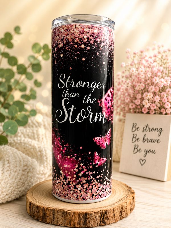 Tumbler - Stronger Than The Storm 20oz
